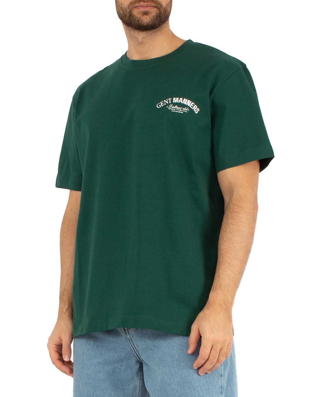 футболка Gent Manners 01_08T_GR зеленый 2xl, размер 2xl - фото 3