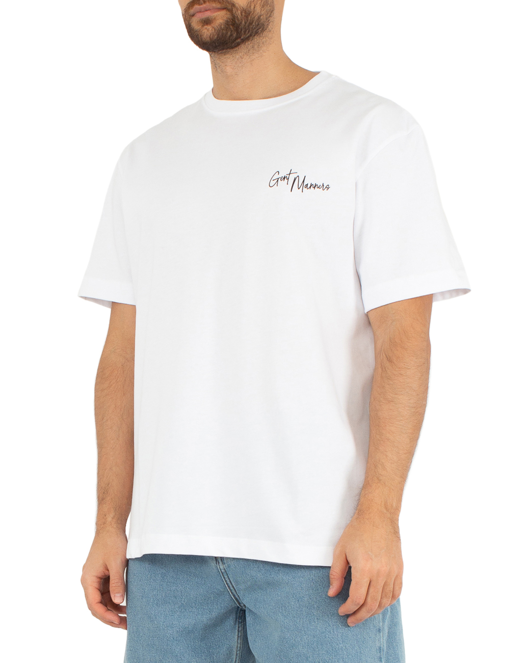 футболка Gent Manners 01_09T_WH белый 2xl, размер 2xl - фото 3
