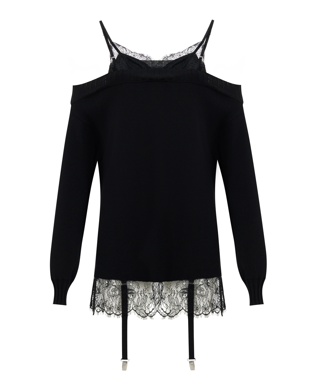 Giuseppe Di Morabito платье с кружевными вставками артикул 06PSKND386 марки Giuseppe Di Morabito купить за 85200 руб.