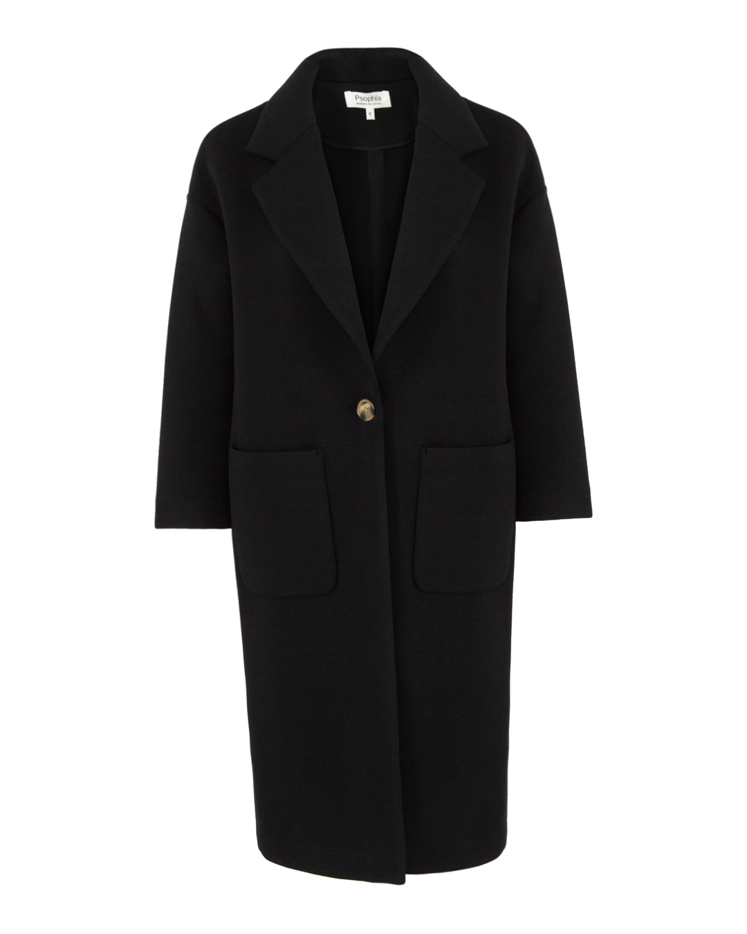 пальто PSOPHIA 106COA1621 черный s, размер s
