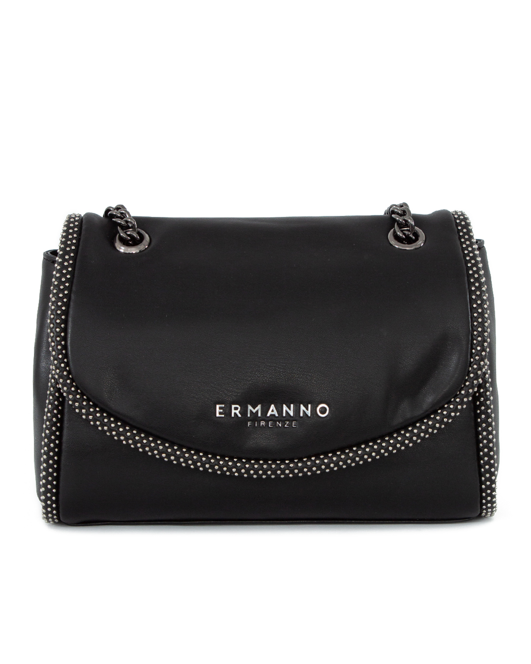 сумка Ermanno Ermanno Scervino сумка шоппер аниме синтонимы персонаж с воротником ч б медина мирай черная текстиль 40х32