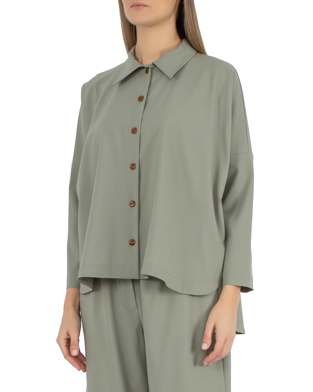 блуза ALYSI 153208 зеленый 42, размер 42 - фото 3
