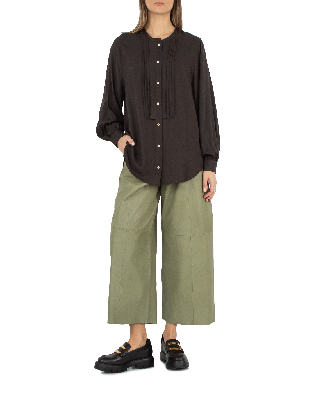блуза ALYSI 153221 тем.зеленый 42, размер 42 - фото 2
