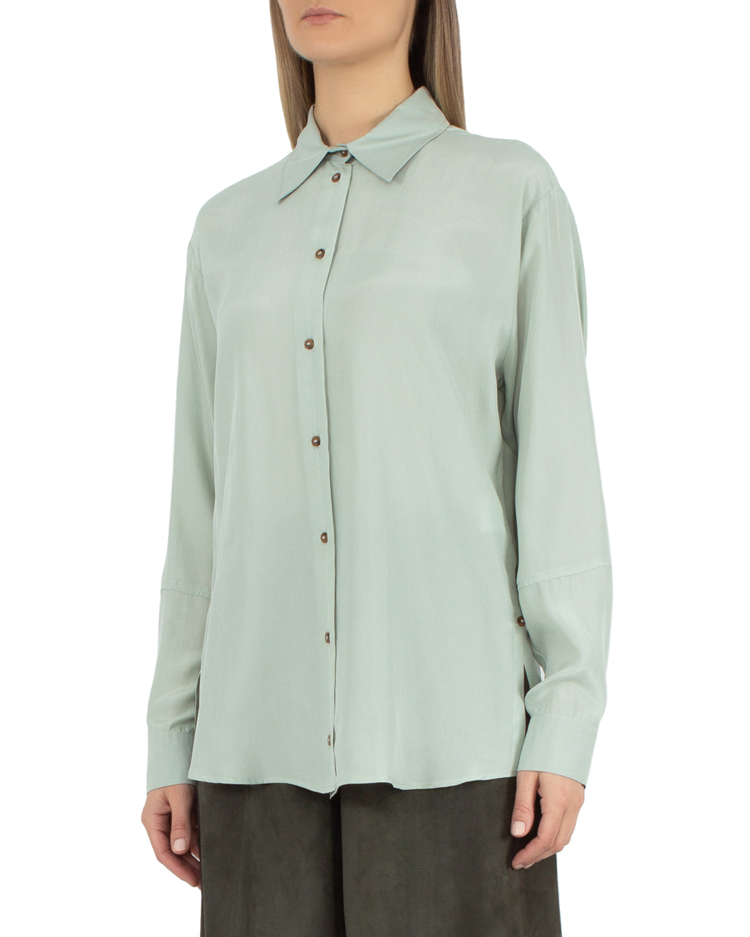 блуза ALYSI 153235 св.зеленый 40, размер 40 - фото 3