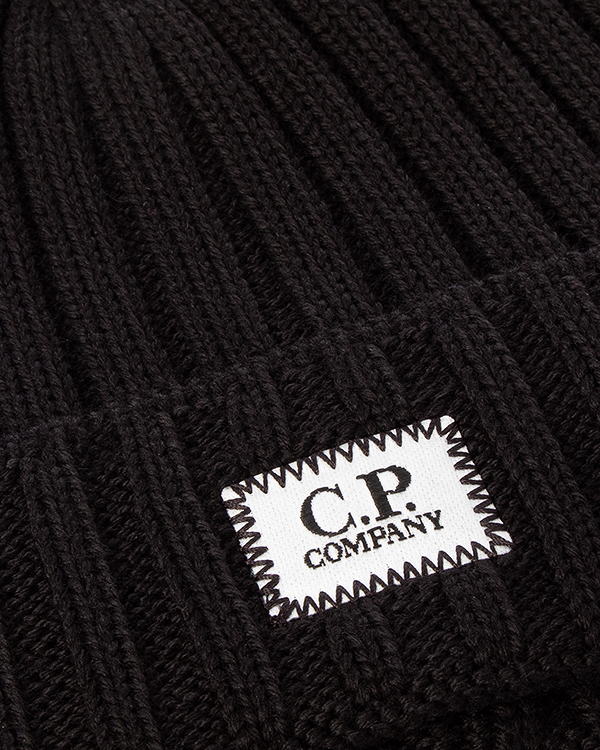 шапка C.P.Company 15CMAC120A005509A черный UNI, размер UNI - фото 3