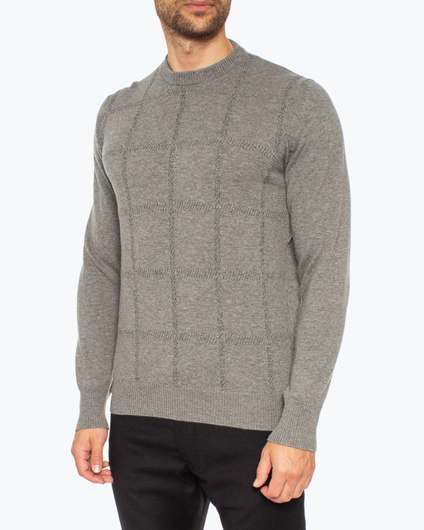 свитер Cortigiani 219127.22 серый 56, размер 56 - фото 3