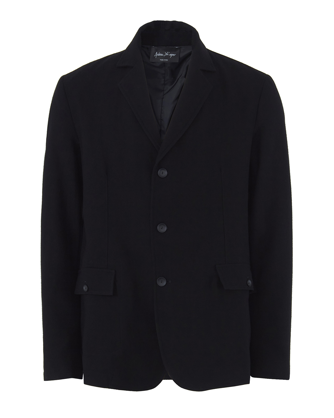 пиджак Andrea Ya'aqov 22MTIT35 черный 48, размер 48