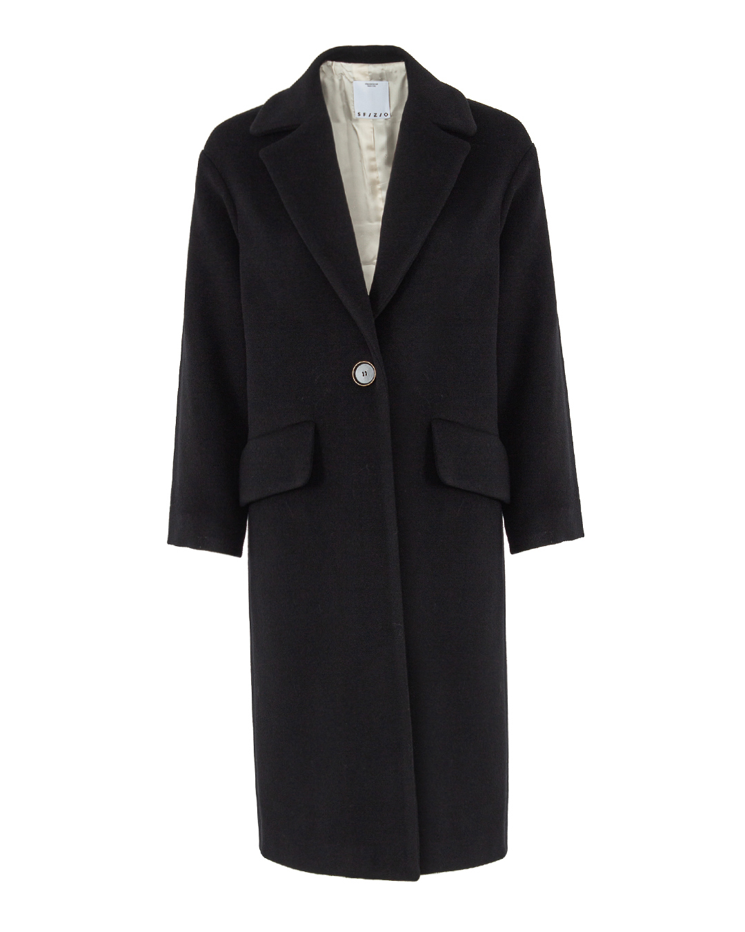 пальто Sfizio 23FA2489FINEST черный 42, размер 42