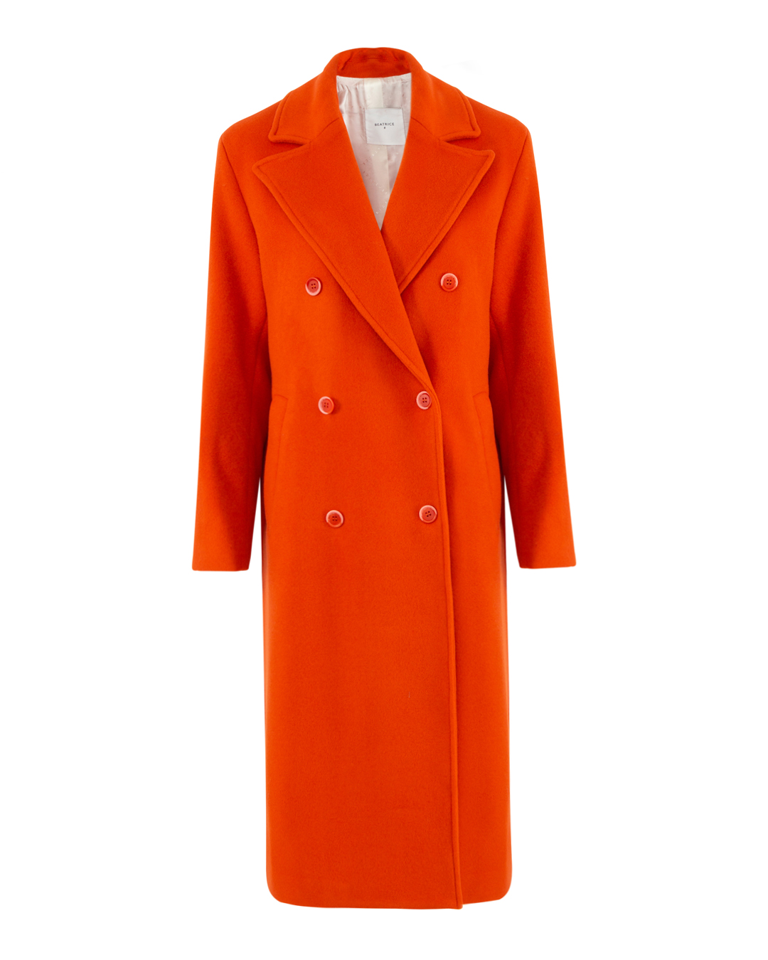пальто BEATRICE 23FA2536SOLID оранжевый 42, размер 42