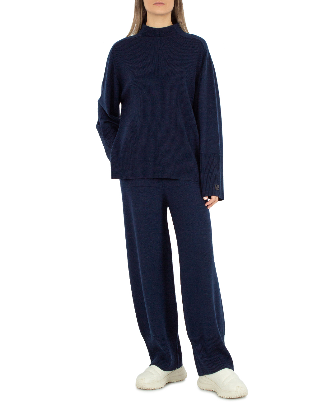 свитер BEATRICE 23FA8435WOOL тем.синий l, размер l - фото 2