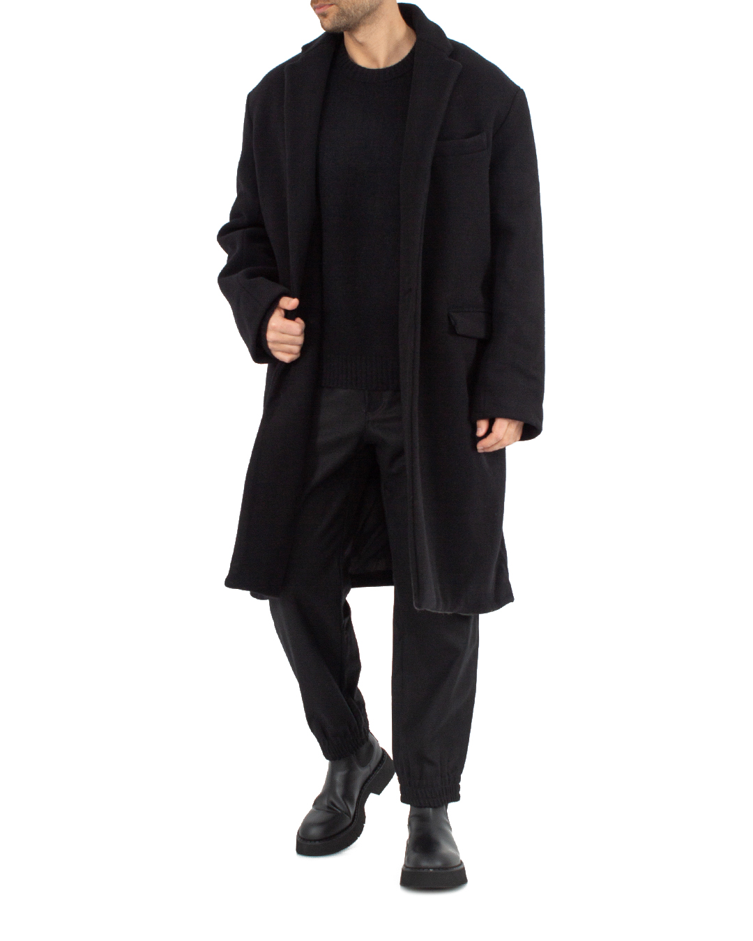 пальто Andrea Ya'aqov 23MINS27 черный m, размер m - фото 2