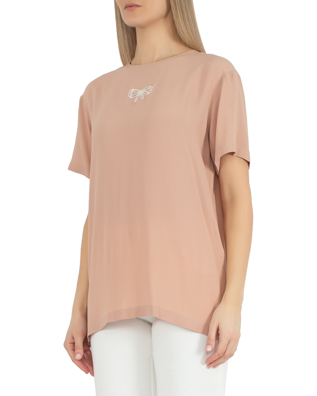 блуза № 21 24E N2M 0 G121 розовый 40, размер 40 - фото 3