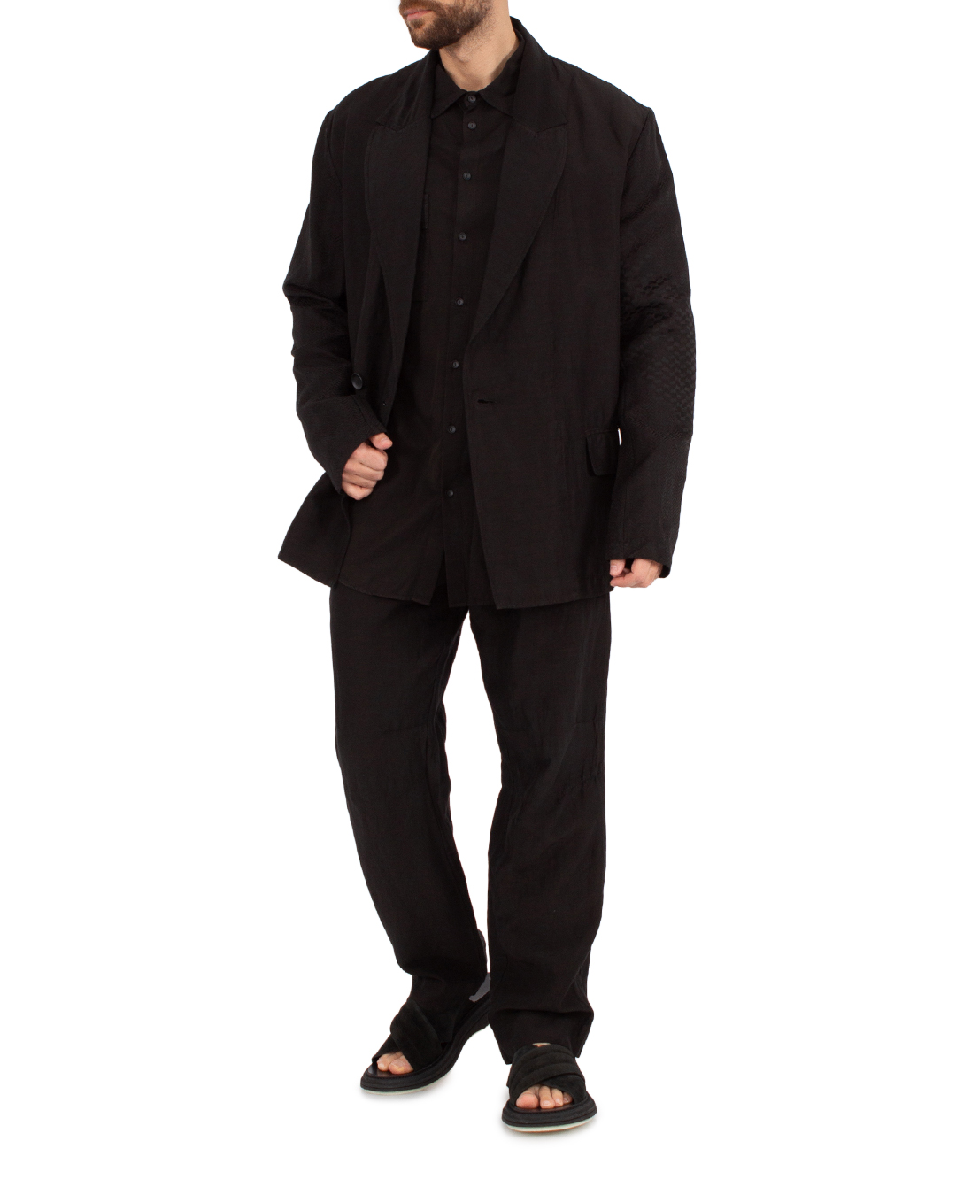 пиджак Andrea Ya'aqov 24MJAC45 черный 2xl, размер 2xl - фото 2