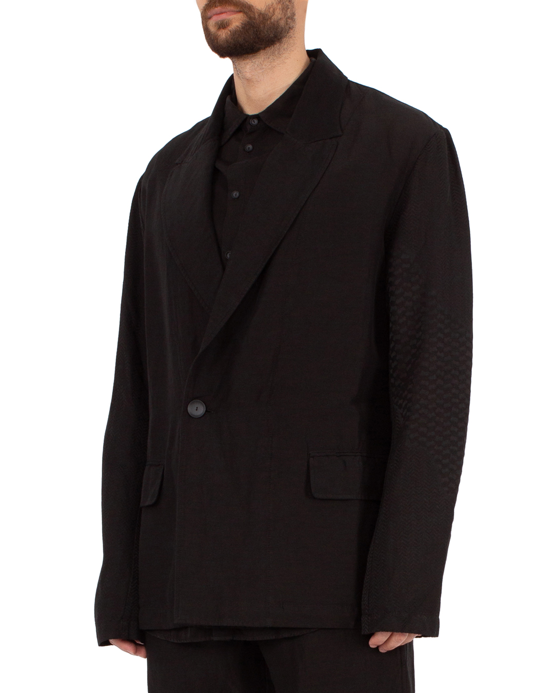 пиджак Andrea Ya'aqov 24MJAC45 черный 2xl, размер 2xl - фото 3