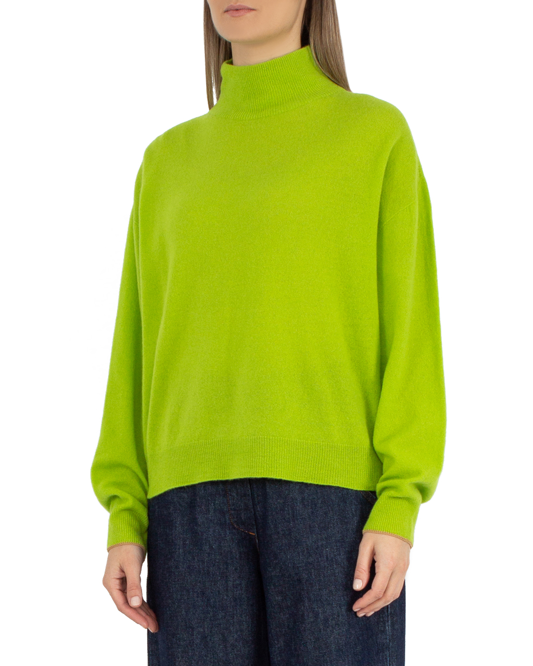 свитер ALYSI 253404 зеленый s, размер s - фото 3