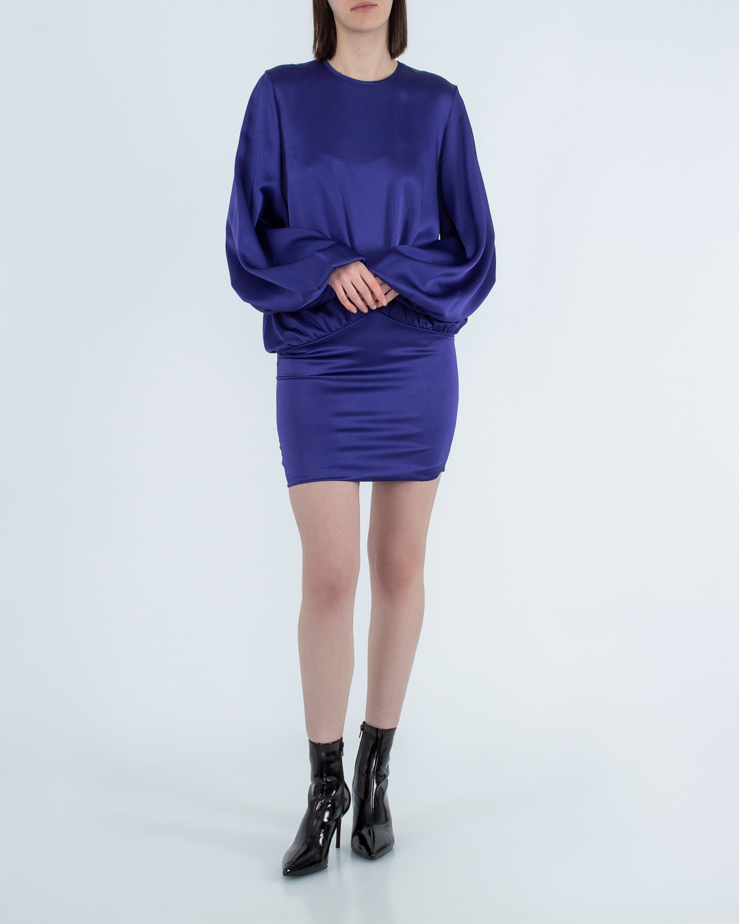 платье BLUMARINE 2A248S фиолетовый 40, размер 40 - фото 2