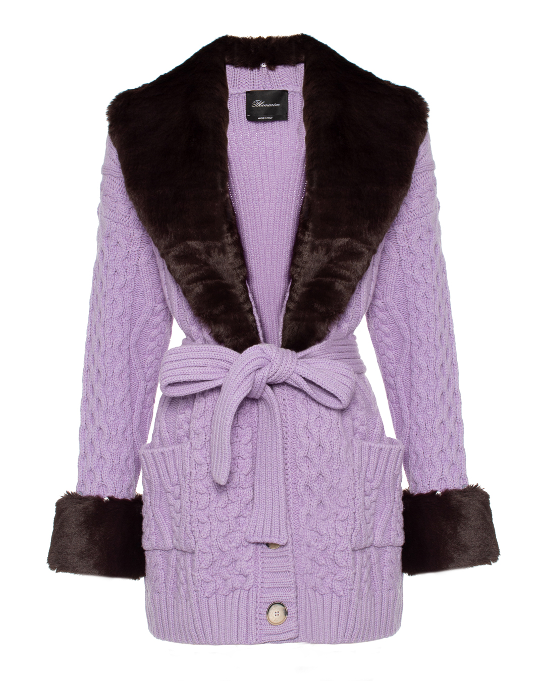 BLUMARINE из вязаной шерсти и кашемира  артикул 2M014A марки BLUMARINE купить за 145600 руб.