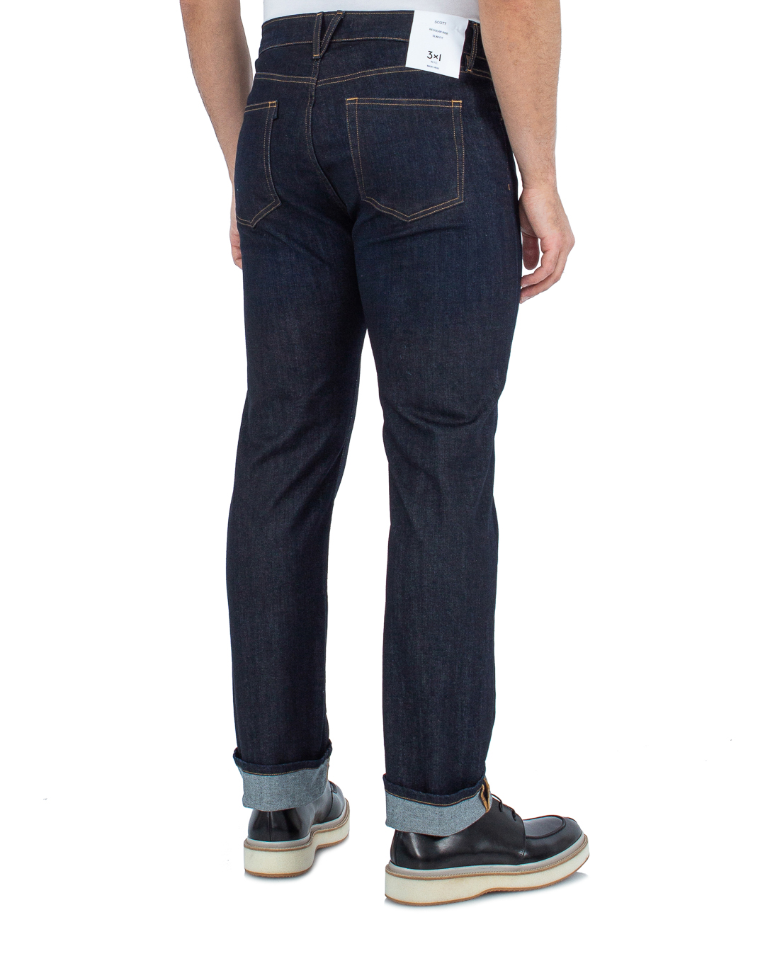 джинсы 3 x 1 31-M22013-DC1085 тем.синий 34, размер 34 - фото 3