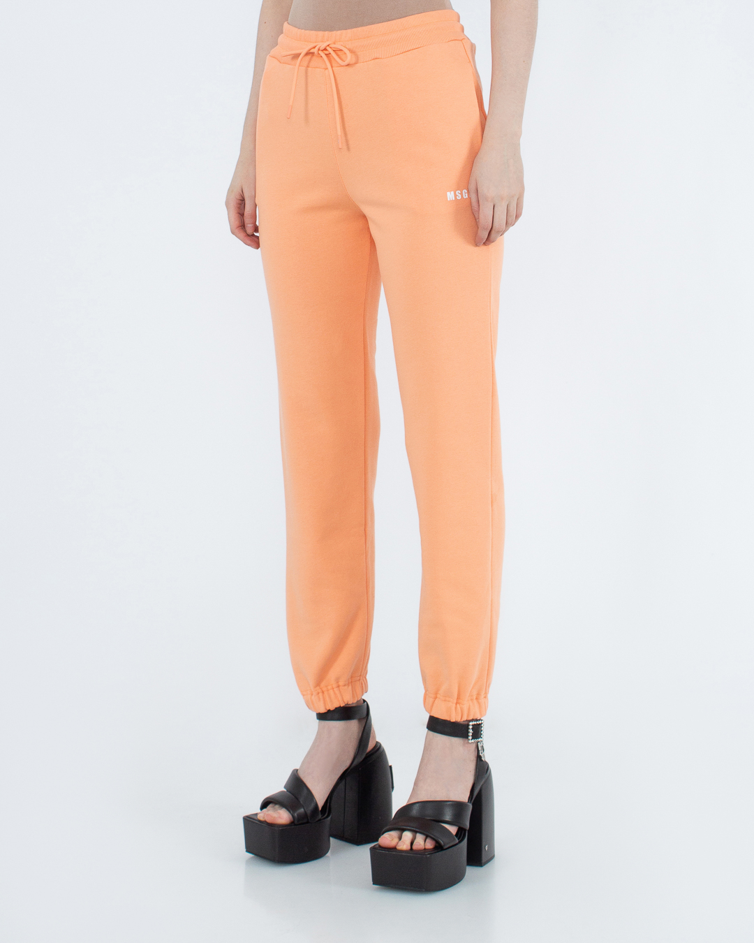 брюки MSGM 3441MDP500 оранжевый m, размер m - фото 3