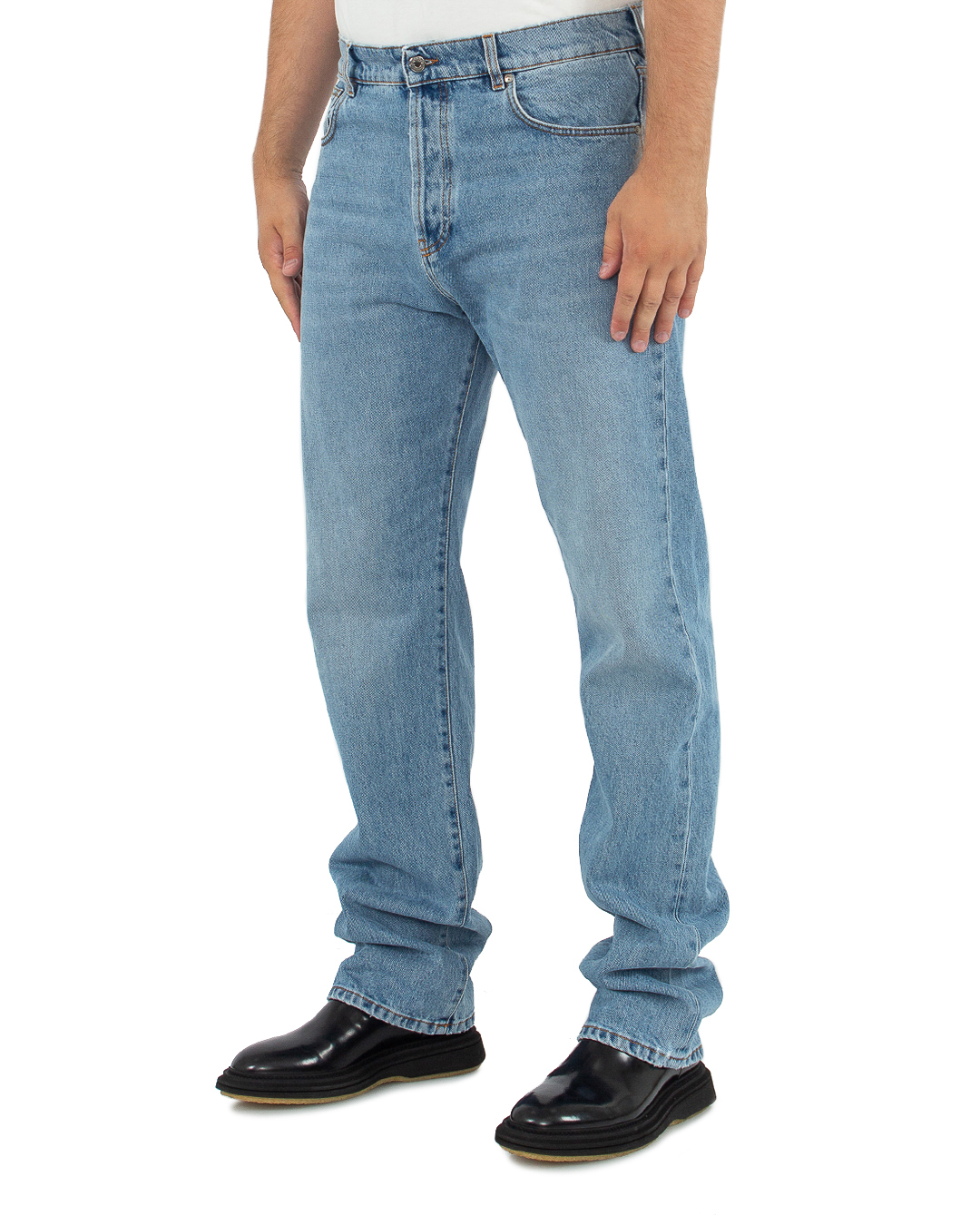 джинсы MSGM 3540MP248L синий 48, размер 48 - фото 3