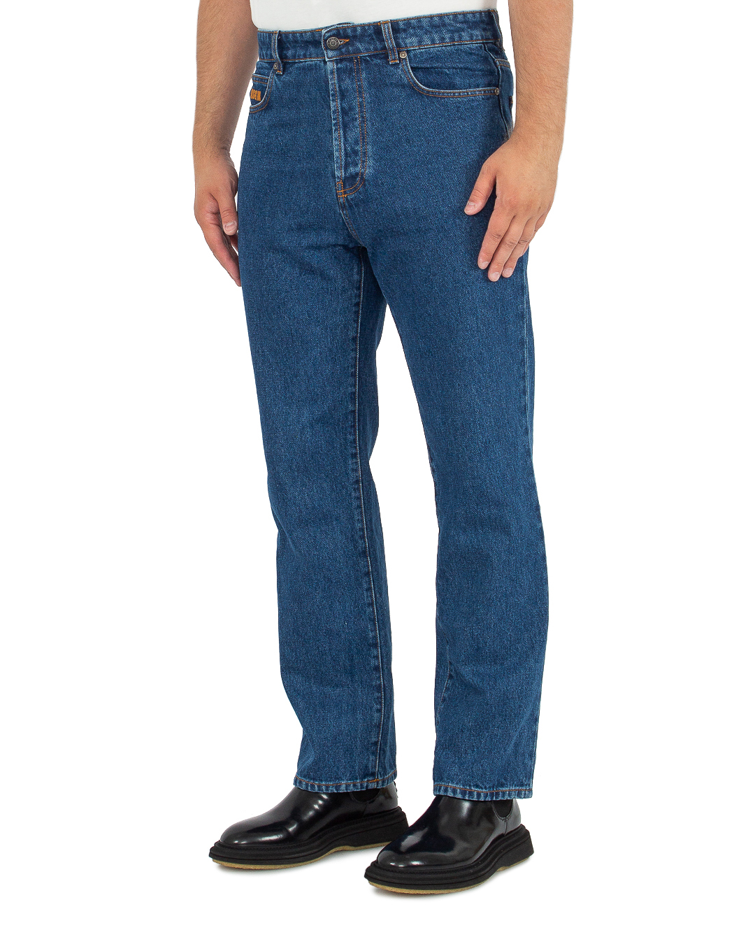 джинсы MSGM 3540MP249L синий 52, размер 52 - фото 3