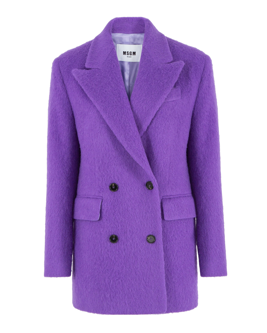 пальто MSGM 3542MDC20 фиолетовый 38, размер 38