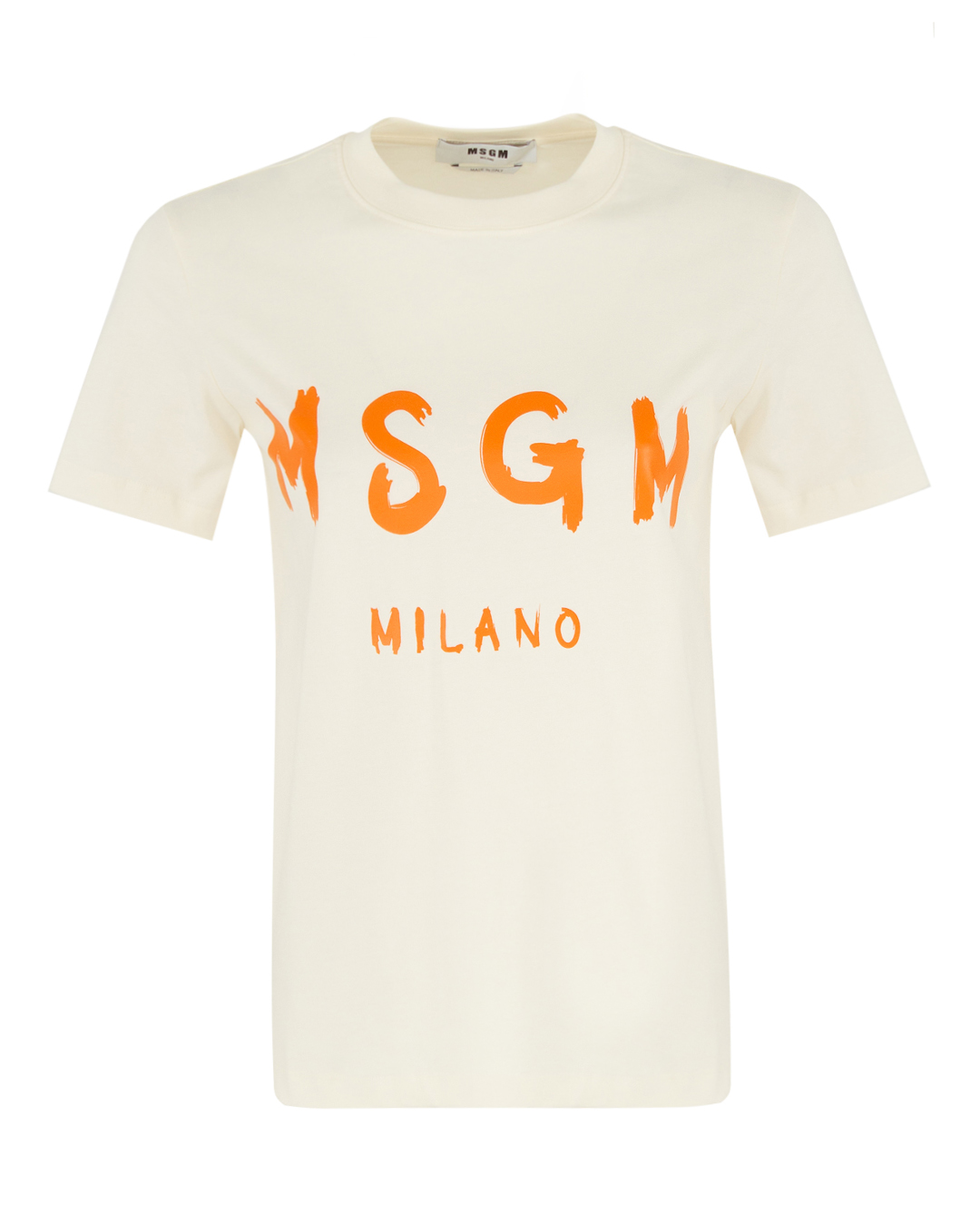хлопковая футболка MSGM костюм футболка и брюки детский jump рост 104 110 см бежевый хаки