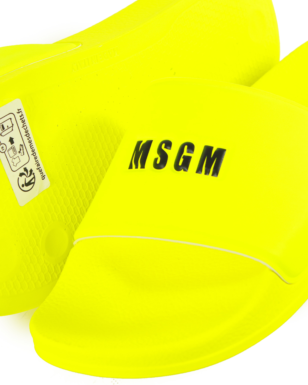 шлёпанцы MSGM 3641MDS208 желтый 36, размер 36 - фото 3
