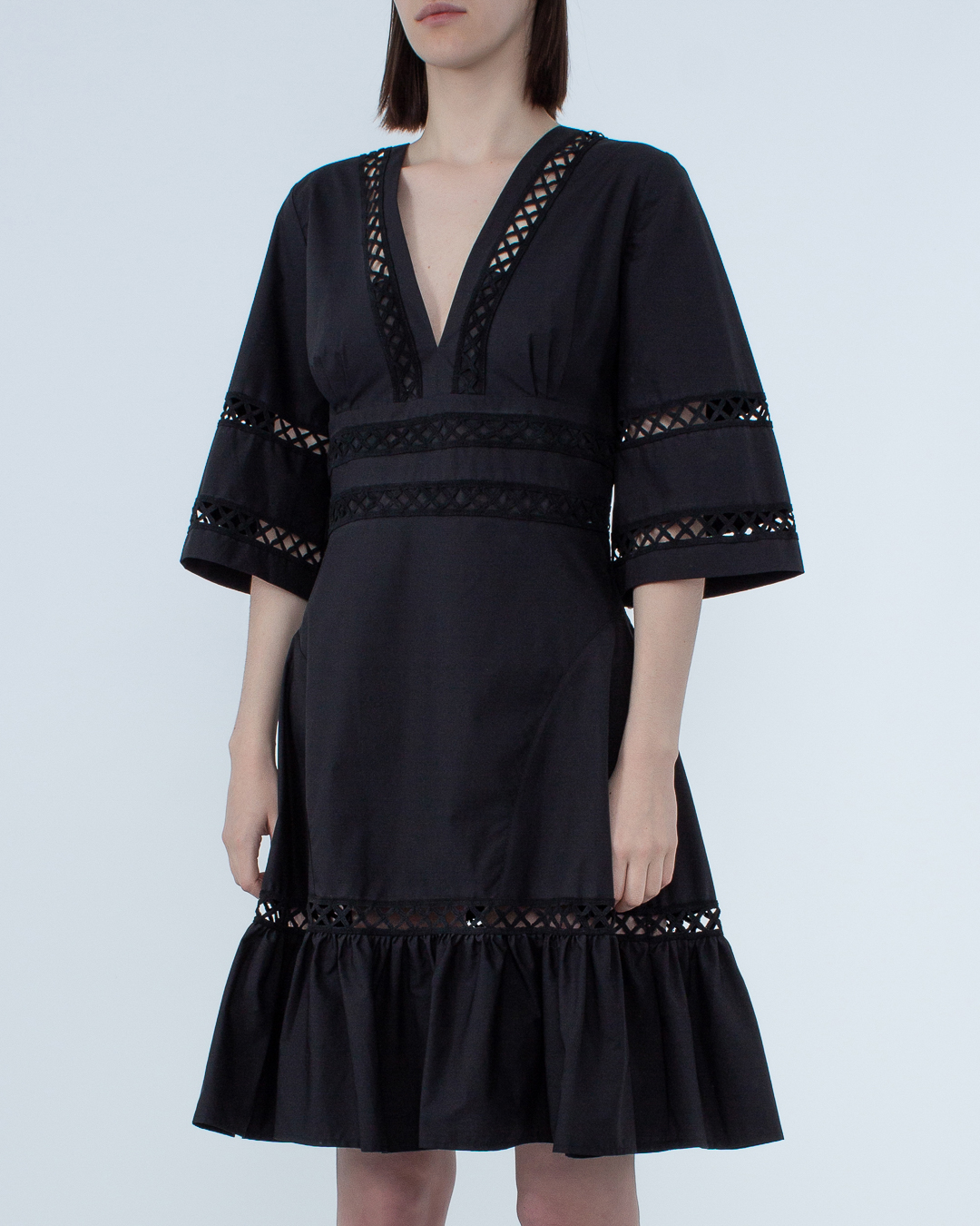 платье MILVA-MI 4019 черный l, размер l - фото 3