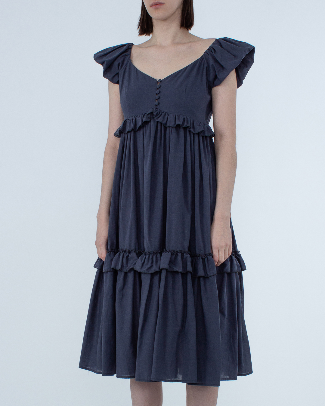 платье MILVA-MI 4135 тем.синий l, размер l - фото 3