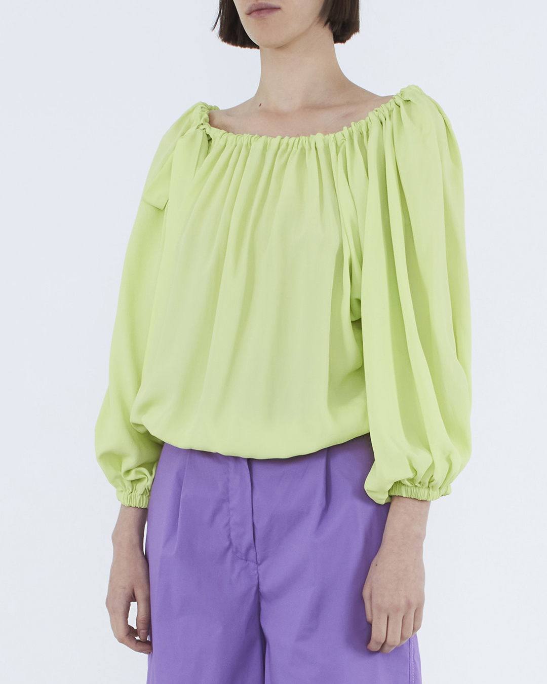 блуза Sfizio 4865GALLES св.зеленый 40, размер 40 - фото 3