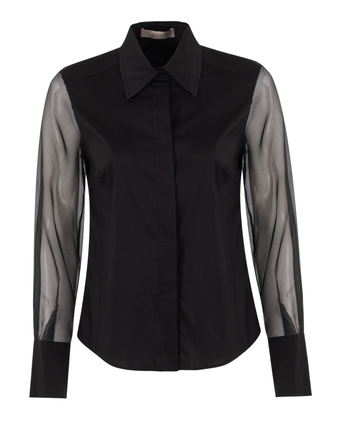 D.EXTERIOR из шелка с прозрачными рукавами артикул 59731 марки D.EXTERIOR купить за 58400 руб.