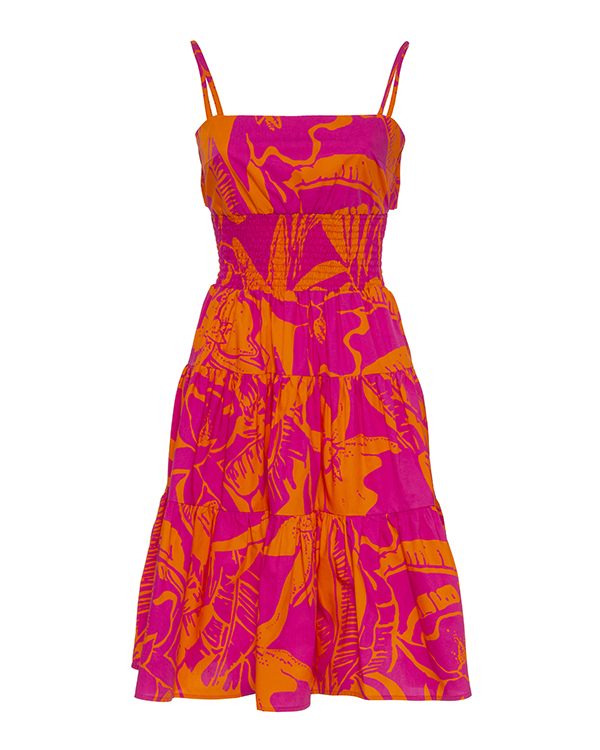 платье Sfizio 64446CROMIA розовый+оранжевый 38, размер 38, цвет розовый+оранжевый 64446CROMIA розовый+оранжевый 38 - фото 1