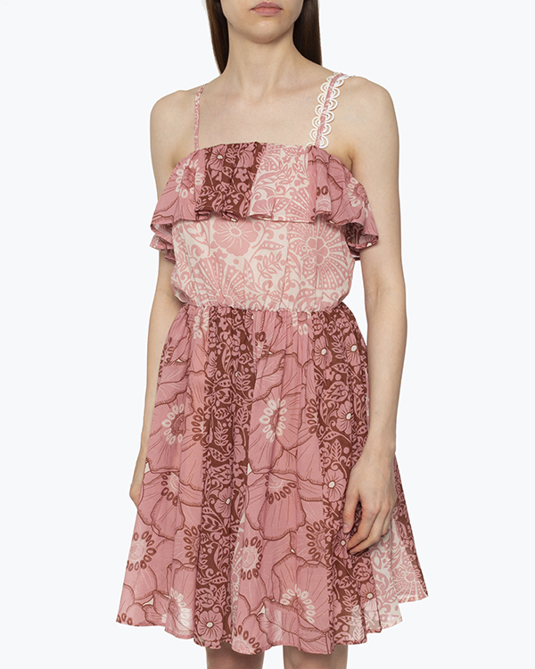 платье Sfizio 6523ETIOPIA розовый+принт 38, размер 38, цвет розовый+принт 6523ETIOPIA розовый+принт 38 - фото 3