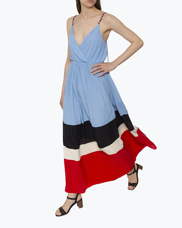 платье Sfizio 6531GALLES голубой+принт 40, размер 40, цвет голубой+принт 6531GALLES голубой+принт 40 - фото 2