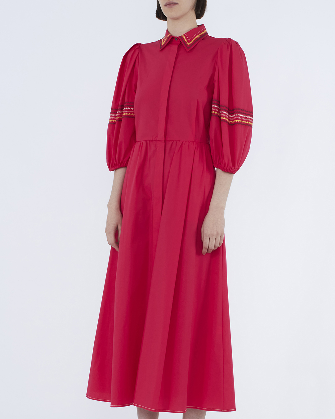 платье Sfizio 6729POPLIN красный 42, размер 42 - фото 3