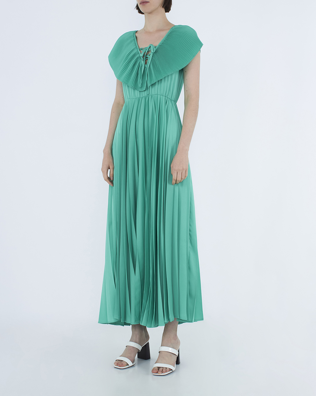 платье Sfizio 6742SATIN зеленый 40, размер 40 - фото 3