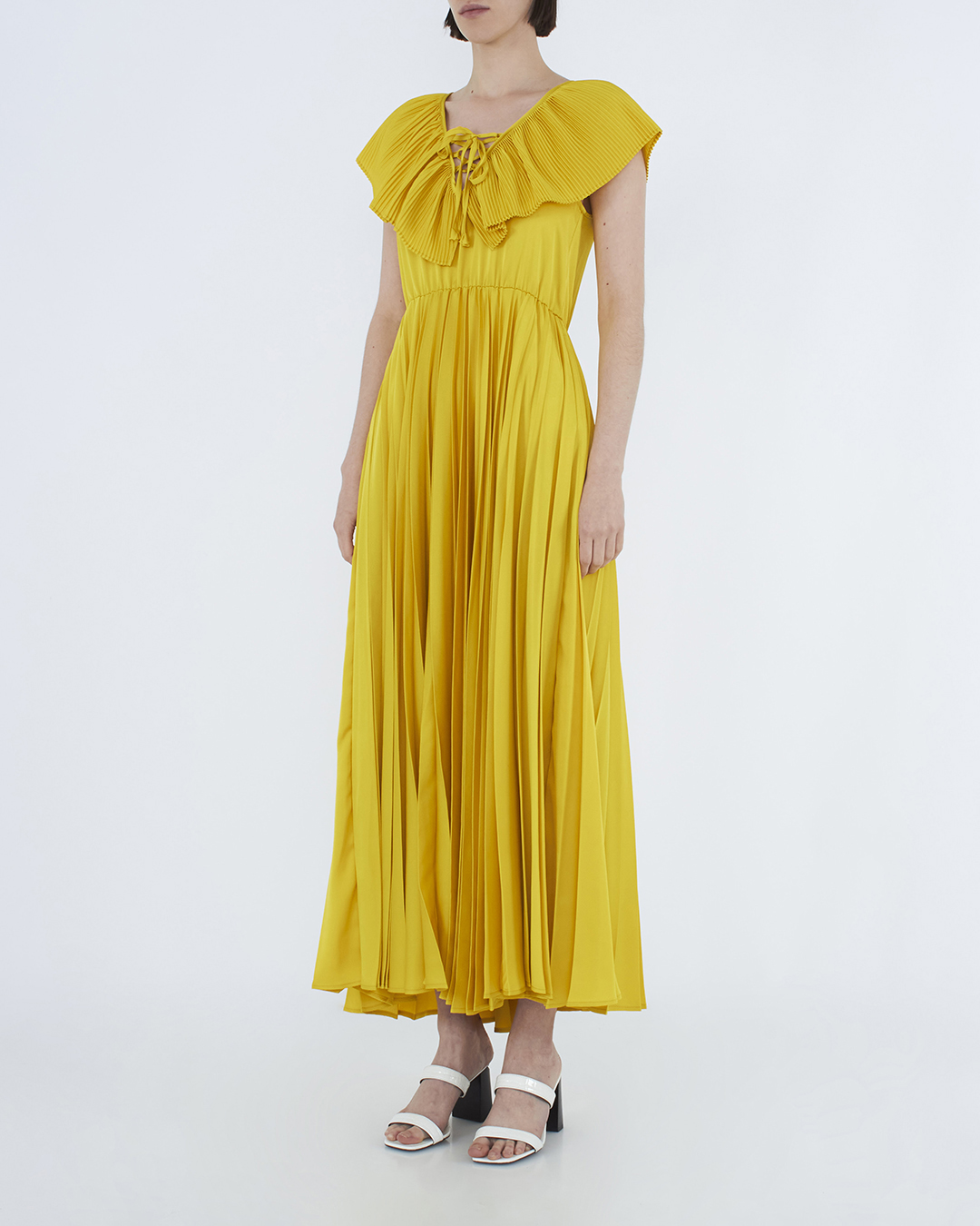 платье Sfizio 6742SATIN желтый 44, размер 44 - фото 3