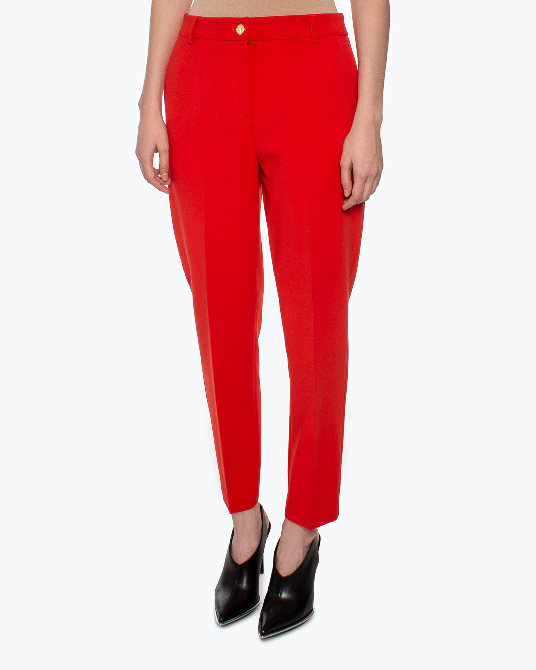 брюки Anna Molinari 7P010A красный 40, размер 40 - фото 3