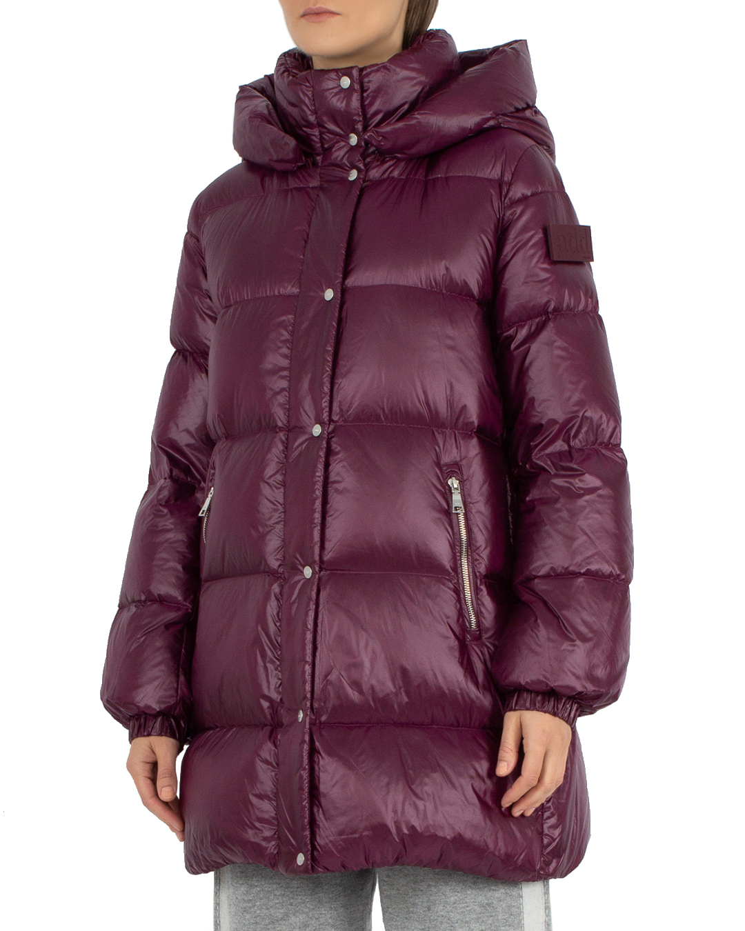 куртка-пуховик ADD 8AW112 фиолетовый 46, размер 46 - фото 3