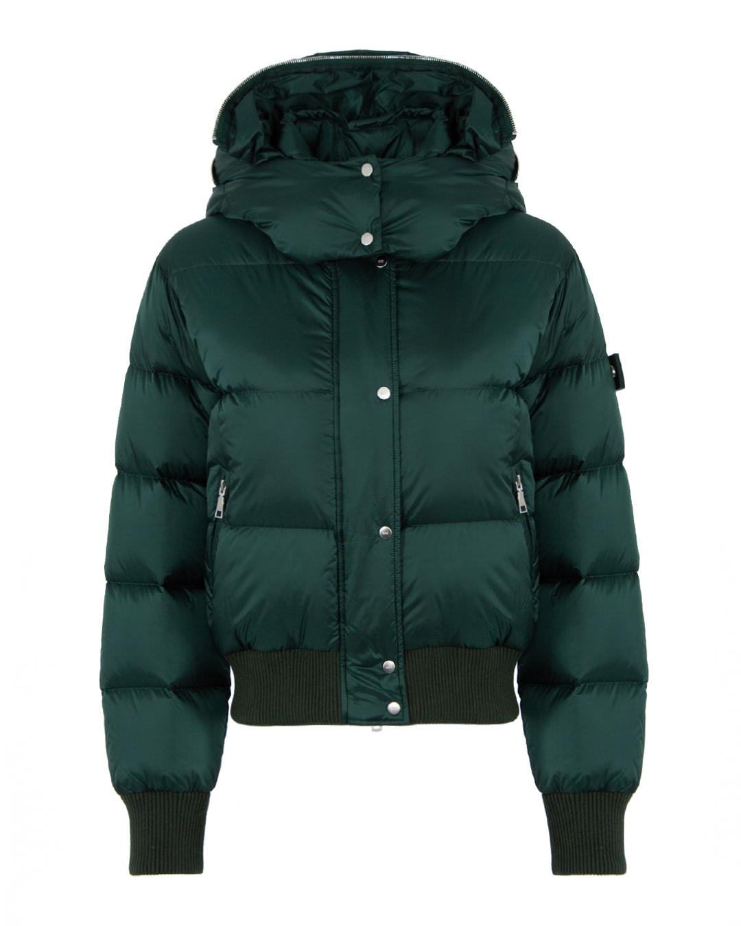 куртка-пуховик ADD 8AW222 тем.зеленый 40, размер 40 - фото 1