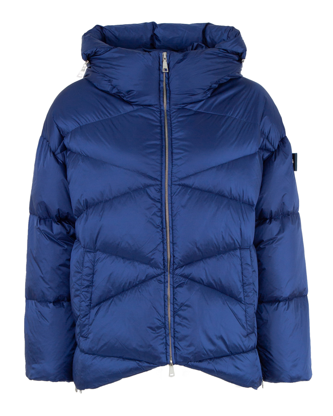стеганая куртка-пуховик ADD 8AW341 синий 44, размер 44