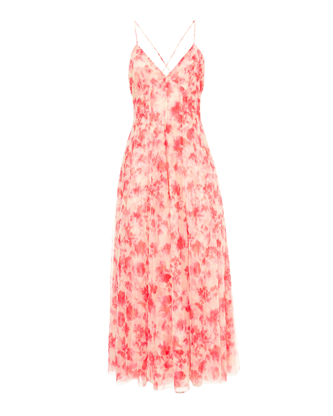 платье PHILOSOPHY DI LORENZO SERAFINI A0411.24 розовый+бежевый 38, размер 38, цвет розовый+бежевый A0411.24 розовый+бежевый 38 - фото 1