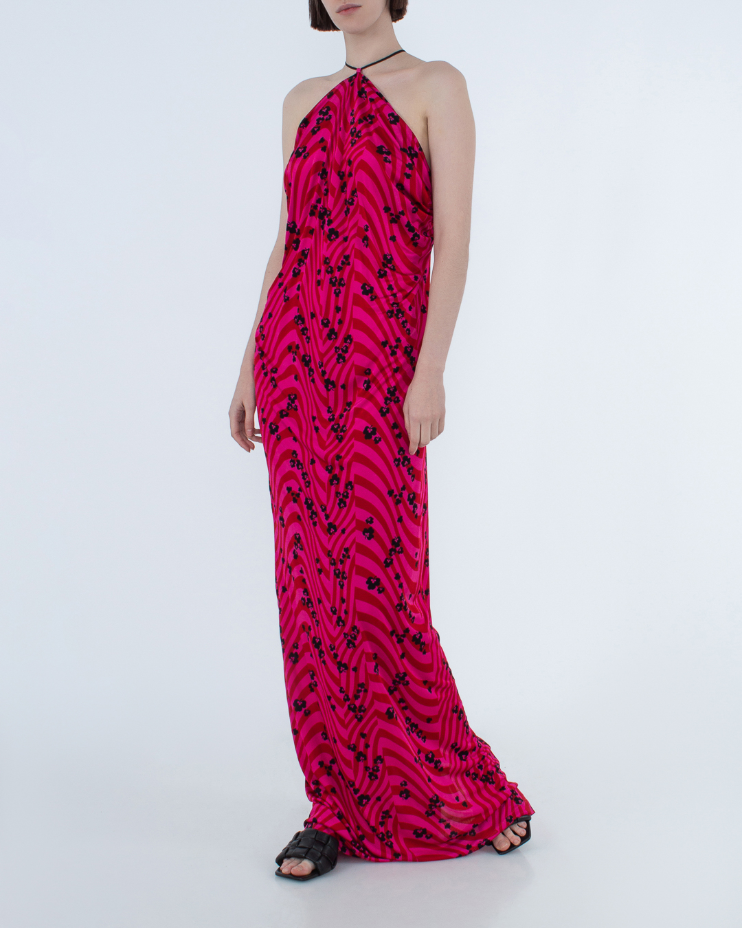 платье PHILOSOPHY DI LORENZO SERAFINI A0452 красный+принт 40, размер 40, цвет красный+принт A0452 красный+принт 40 - фото 2