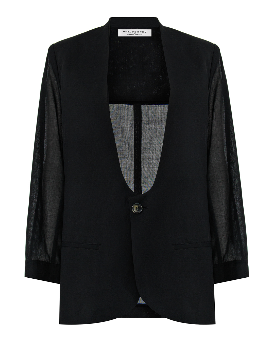 PHILOSOPHY DI LORENZO SERAFINI из полупрозрачной ткани артикул  марки PHILOSOPHY DI LORENZO SERAFINI купить за 136200 руб.