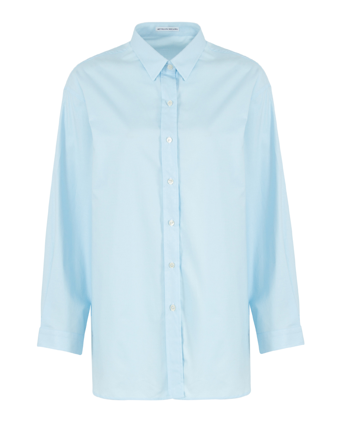 хлопковая рубашка ANTELOPE THE LABEL A1.BABY BLUE голубой UNI, размер UNI - фото 1
