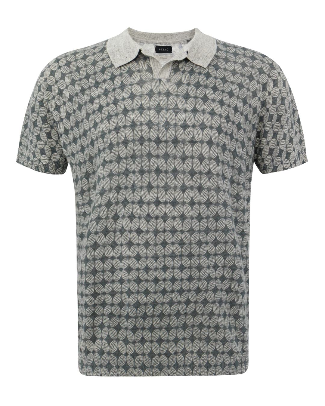 AT.P.CO поло с принтом артикул A32475SAFA/2- марки AT.P.CO купить за 26800 руб.