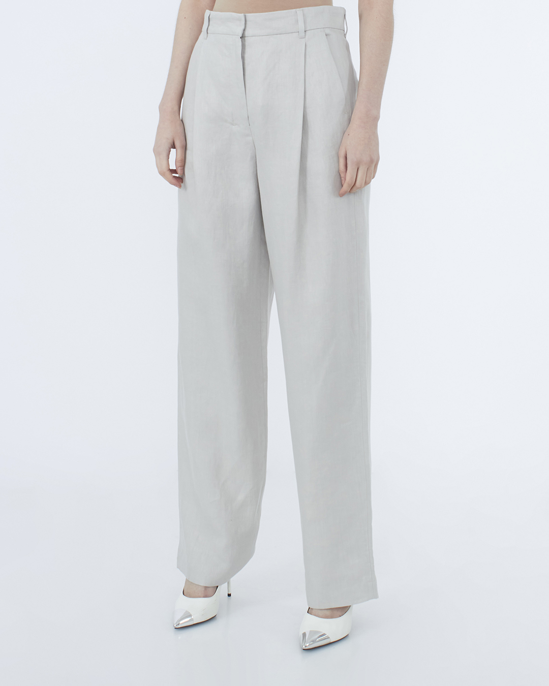 брюки MaxMara ADAM св.серый 42, размер 42 - фото 3