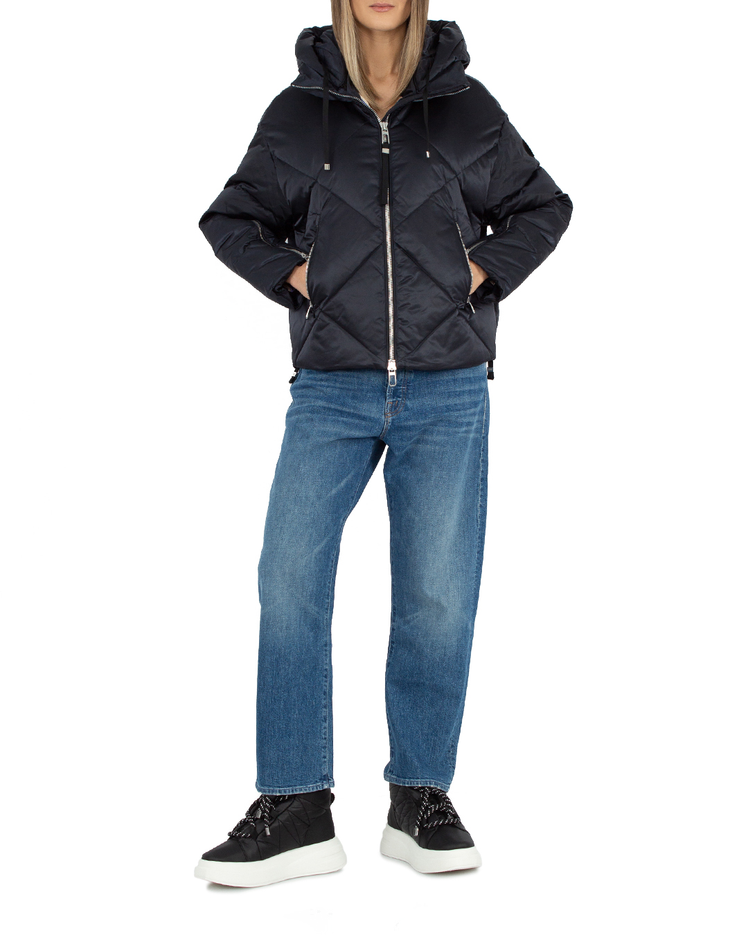 куртка-пуховик DUNO AIRA MURANO тем.синий 46, размер 46 - фото 2