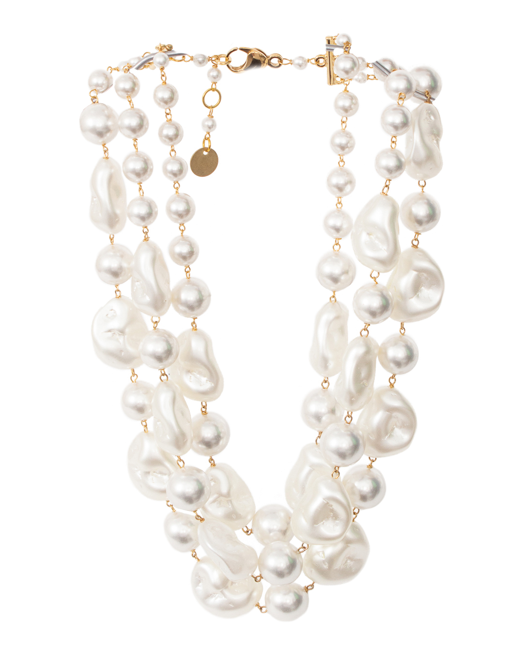 ожерелье Marina Fossati ANNA MARIA белый+золотой UNI, размер UNI, цвет белый+золотой
